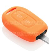 Autosleutel Hoesje geschikt voor Dacia - SleutelCover - Silicone Autosleutel Cover - Sleutelhoesje Oranje