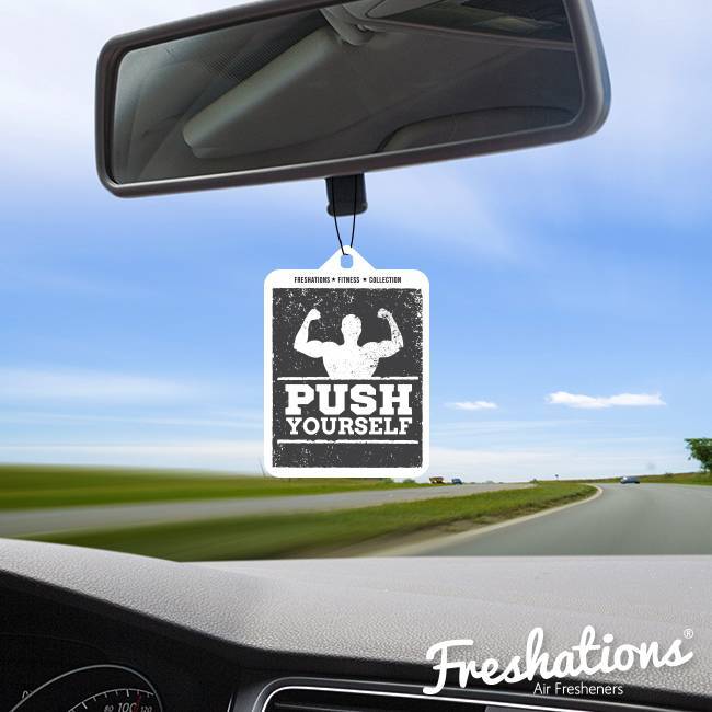 Freshations auto luchtverfrisser | Fitness Collectie - Push yourself | New Car