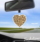 Freshations auto luchtverfrisser | Love Collectie - Leopard hartje | Fruit Cocktail