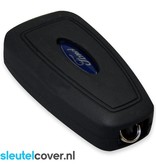 Autosleutel Hoesje geschikt voor Ford - SleutelCover - Silicone Autosleutel Cover - Sleutelhoesje Zwart