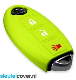 Nissan SleutelCover - Lime groen