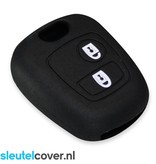 Autosleutel Hoesje geschikt voor Peugeot - SleutelCover - Silicone Autosleutel Cover - Sleutelhoesje Zwart