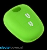 Autosleutel Hoesje geschikt voor Peugeot - SleutelCover - Silicone Autosleutel Cover - Sleutelhoesje Glow in the dark / Lichtgevend