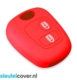 Autosleutel Hoesje geschikt voor Toyota - SleutelCover - Silicone Autosleutel Cover - Sleutelhoesje Rood