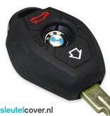 Autosleutel Hoesje geschikt voor BMW - SleutelCover - Silicone Autosleutel Cover - Sleutelhoesje Zwart