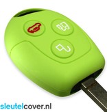 Autosleutel Hoesje geschikt voor Ford - SleutelCover - Silicone Autosleutel Cover - Sleutelhoesje Lime groen