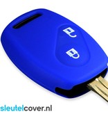 Autosleutel Hoesje geschikt voor Honda - SleutelCover - Silicone Autosleutel Cover - Sleutelhoesje Blauw