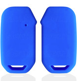 Autosleutel Hoesje geschikt voor Kia - SleutelCover - Silicone Autosleutel Cover - Sleutelhoesje Blauw