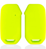 Autosleutel Hoesje geschikt voor Kia - SleutelCover - Silicone Autosleutel Cover - Sleutelhoesje Lime groen
