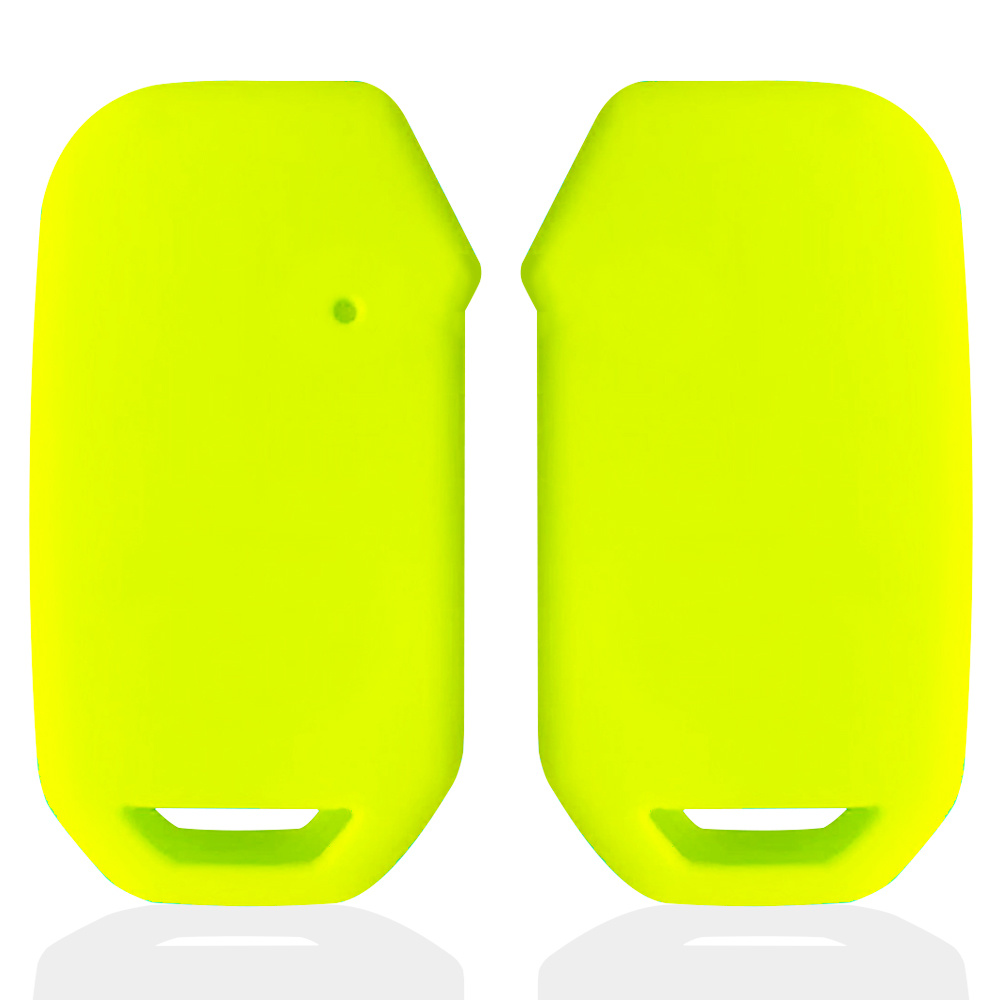 Autosleutel Hoesje geschikt voor Kia - SleutelCover - Silicone Autosleutel Cover - Sleutelhoesje Lime groen
