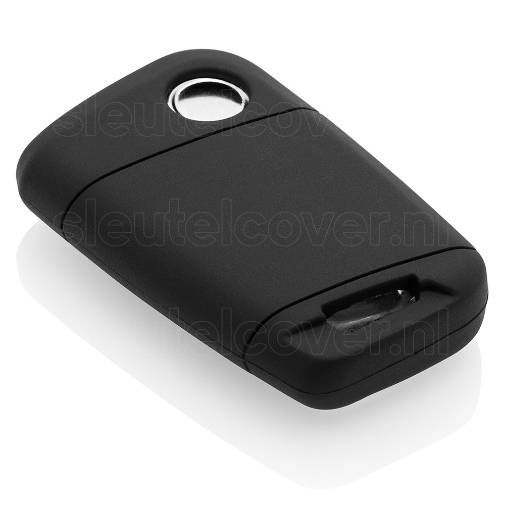 Autosleutel Hoesje geschikt voor Volkswagen / VW - SleutelCover - Silicone Autosleutel Cover - Sleutelhoesje Zwart