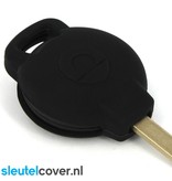 Autosleutel Hoesje geschikt voor Smart - SleutelCover - Silicone Autosleutel Cover - Sleutelhoesje Zwart