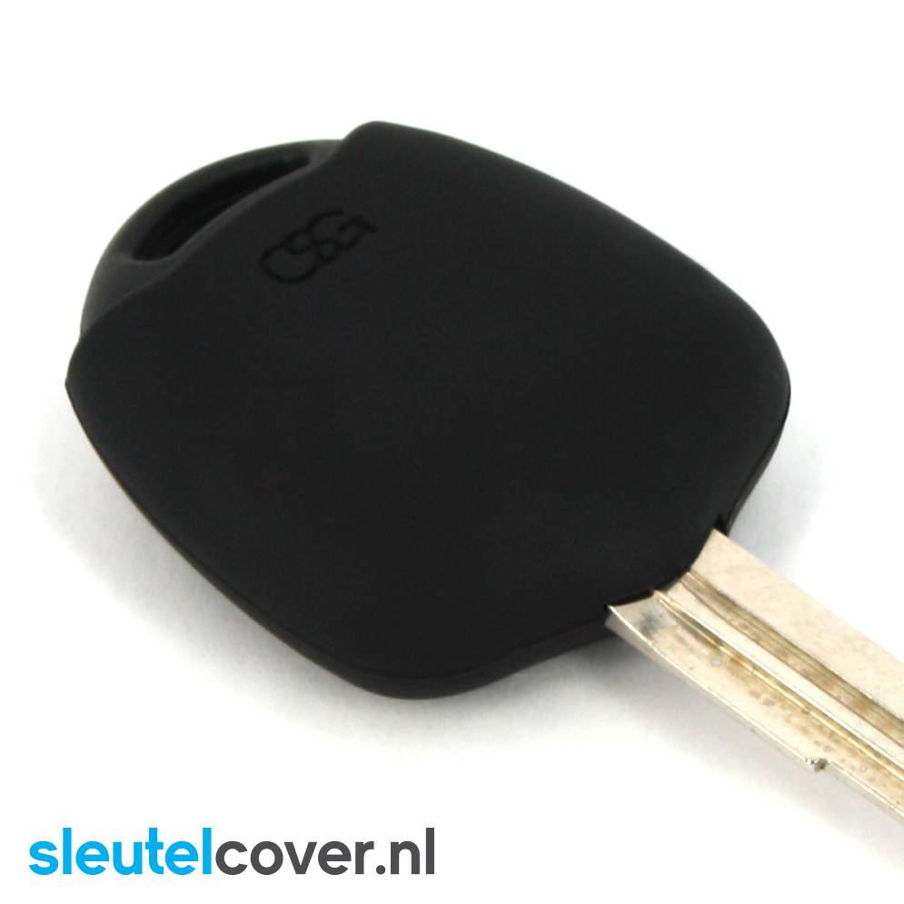 Autosleutel Hoesje geschikt voor Mitsubishi - SleutelCover - Silicone Autosleutel Cover - Sleutelhoesje Zwart