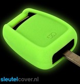 Autosleutel Hoesje geschikt voor Opel - SleutelCover - Silicone Autosleutel Cover - Sleutelhoesje Glow in the dark / Lichtgevend