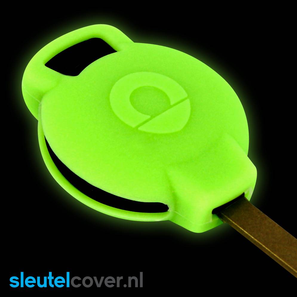 Autosleutel Hoesje geschikt voor Smart - SleutelCover - Silicone Autosleutel Cover - Sleutelhoesje Glow in the dark / Lichtgevend