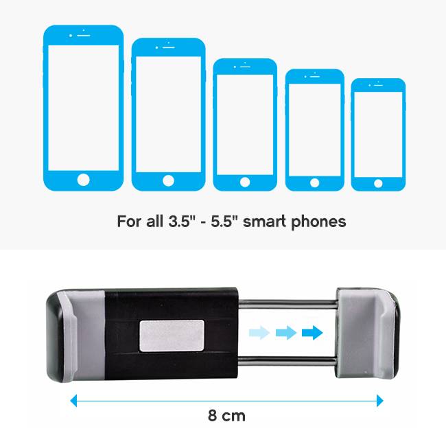 Telefoonhouder ventilatierooster (Universele telefoon houder voor in de auto)