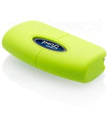 Autosleutel Hoesje geschikt voor Ford - SleutelCover - Silicone Autosleutel Cover - Sleutelhoesje Lime groen