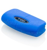 Autosleutel Hoesje geschikt voor Ford - SleutelCover - Silicone Autosleutel Cover - Sleutelhoesje Blauw