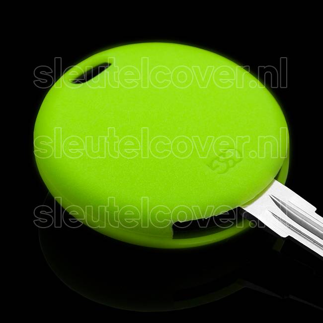 Autosleutel Hoesje geschikt voor Smart - SleutelCover - Silicone Autosleutel Cover - Sleutelhoesje Glow in the dark / Lichtgevend