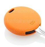 Autosleutel Hoesje geschikt voor Smart - SleutelCover - Silicone Autosleutel Cover - Sleutelhoesje Oranje