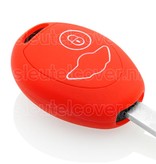 Autosleutel Hoesje geschikt voor Mini - SleutelCover - Silicone Autosleutel Cover - Sleutelhoesje Rood