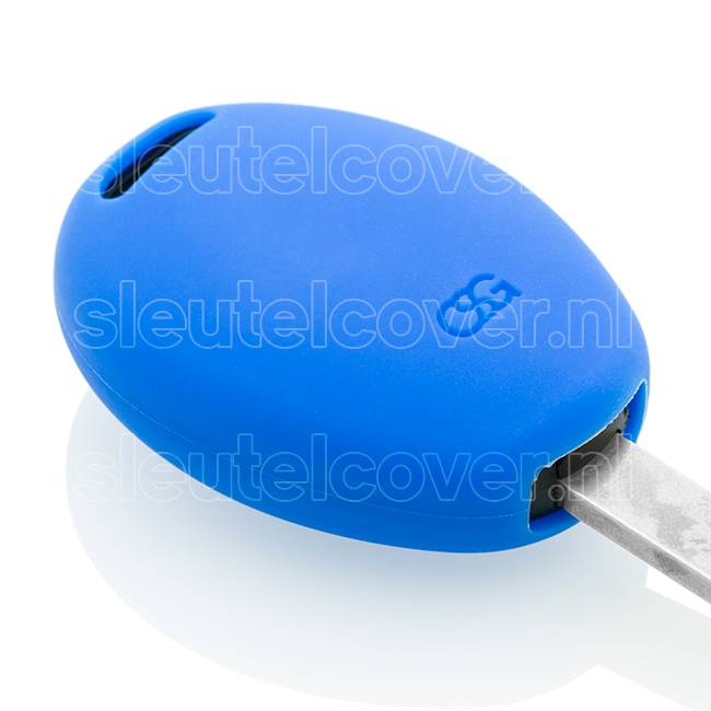 Autosleutel Hoesje geschikt voor Mini - SleutelCover - Silicone Autosleutel Cover - Sleutelhoesje Blauw