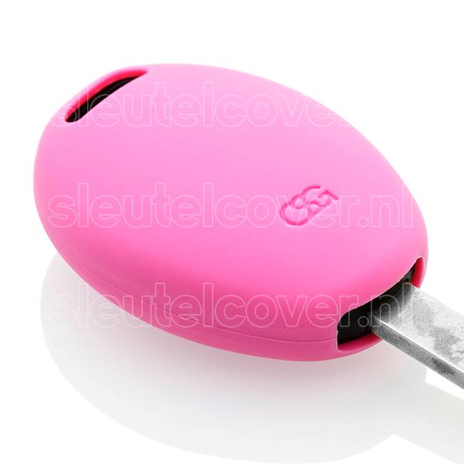 Autosleutel Hoesje geschikt voor Mini - SleutelCover - Silicone Autosleutel Cover - Sleutelhoesje Roze