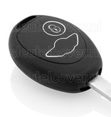 Autosleutel Hoesje geschikt voor Mini - SleutelCover - Silicone Autosleutel Cover - Sleutelhoesje Zwart