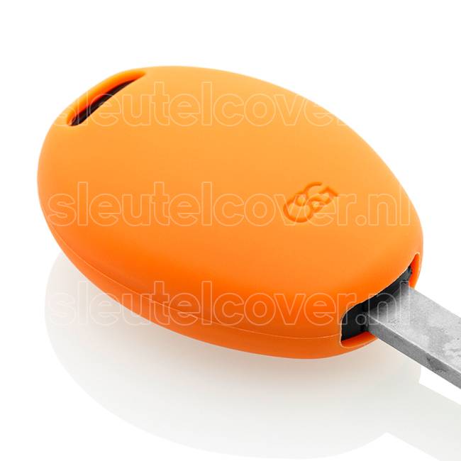 Autosleutel Hoesje geschikt voor Mini - SleutelCover - Silicone Autosleutel Cover - Sleutelhoesje Oranje