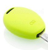 Autosleutel Hoesje geschikt voor Mini - SleutelCover - Silicone Autosleutel Cover - Sleutelhoesje Lime groen