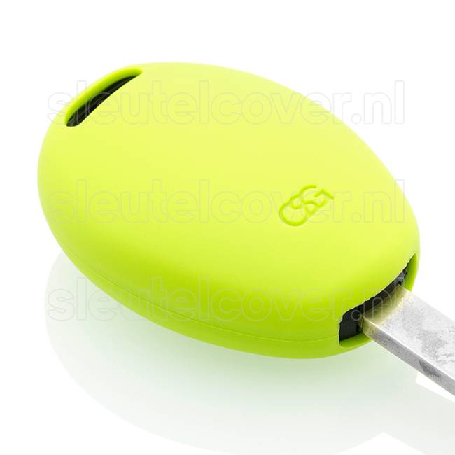 Autosleutel Hoesje geschikt voor Mini - SleutelCover - Silicone Autosleutel Cover - Sleutelhoesje Lime groen