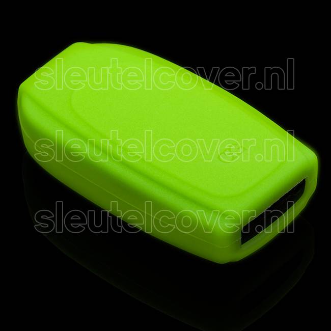 Autosleutel Hoesje geschikt voor Volvo - SleutelCover - Silicone Autosleutel Cover - Sleutelhoesje Glow in the dark / Lichtgevend