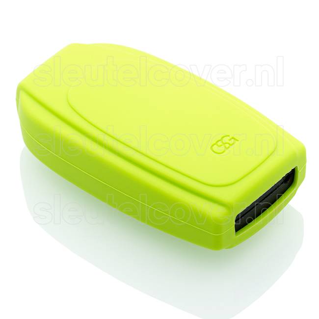 Autosleutel Hoesje geschikt voor Volvo - SleutelCover - Silicone Autosleutel Cover - Sleutelhoesje Lime groen