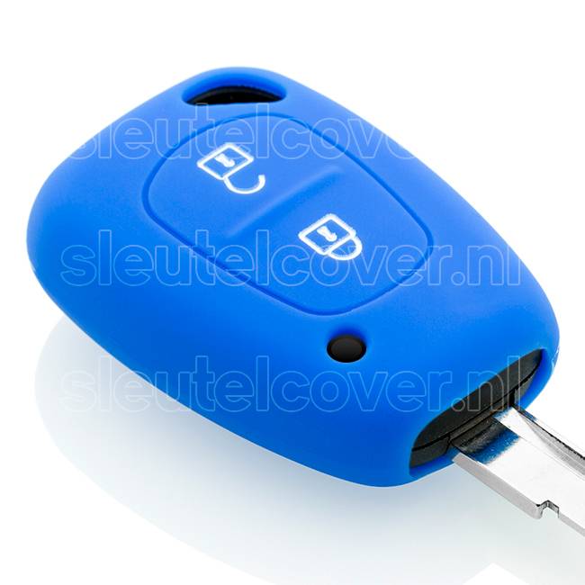 Autosleutel Hoesje geschikt voor Opel - SleutelCover - Silicone Autosleutel Cover - Sleutelhoesje Blauw
