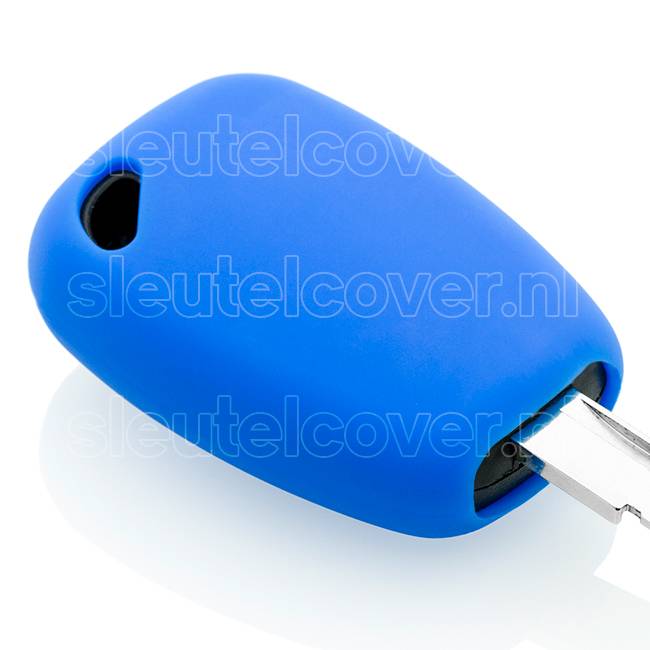 Autosleutel Hoesje geschikt voor Opel - SleutelCover - Silicone Autosleutel Cover - Sleutelhoesje Blauw