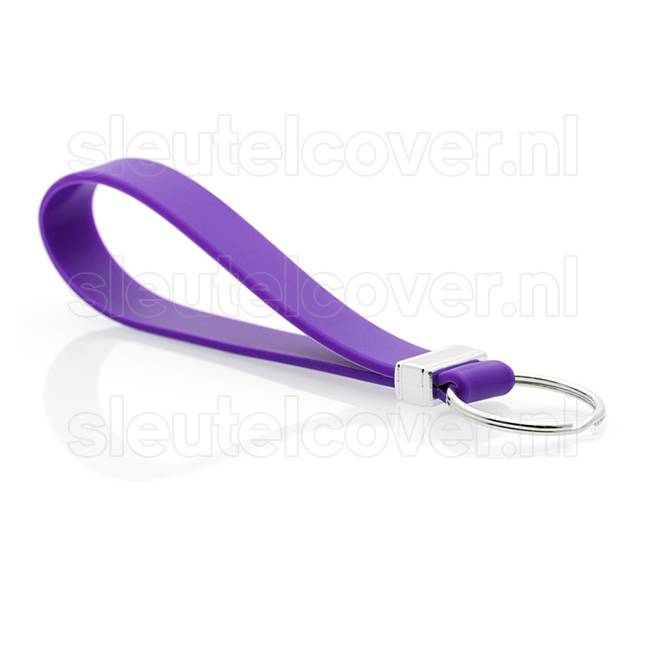 Sleutelhanger auto - Silicone - Paars