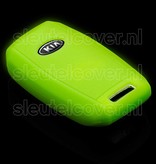 Autosleutel Hoesje geschikt voor Kia - SleutelCover - Silicone Autosleutel Cover - Sleutelhoesje Glow in the dark / Lichtgevend