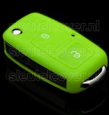 Autosleutel Hoesje geschikt voor Skoda - SleutelCover - Silicone Autosleutel Cover - Sleutelhoesje Glow in the dark / Lichtgevend