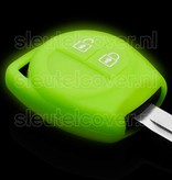 Autosleutel Hoesje geschikt voor Suzuki - SleutelCover - Silicone Autosleutel Cover - Sleutelhoesje Glow in the dark / Lichtgevend