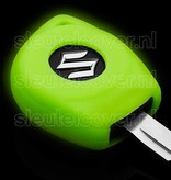 Autosleutel Hoesje geschikt voor Suzuki - SleutelCover - Silicone Autosleutel Cover - Sleutelhoesje Glow in the dark / Lichtgevend