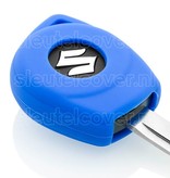 Autosleutel Hoesje geschikt voor Suzuki - SleutelCover - Silicone Autosleutel Cover - Sleutelhoesje Blauw