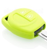 Autosleutel Hoesje geschikt voor Suzuki - SleutelCover - Silicone Autosleutel Cover - Sleutelhoesje Lime groen