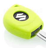 Autosleutel Hoesje geschikt voor Suzuki - SleutelCover - Silicone Autosleutel Cover - Sleutelhoesje Lime groen