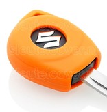 Autosleutel Hoesje geschikt voor Suzuki - SleutelCover - Silicone Autosleutel Cover - Sleutelhoesje Oranje