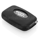 Autosleutel Hoesje geschikt voor Land Rover - SleutelCover - Silicone Autosleutel Cover - Sleutelhoesje Zwart