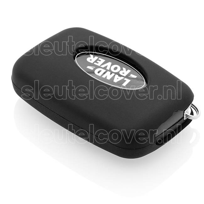 Autosleutel Hoesje geschikt voor Land Rover - SleutelCover - Silicone Autosleutel Cover - Sleutelhoesje Zwart