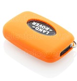 Autosleutel Hoesje geschikt voor Land Rover - SleutelCover - Silicone Autosleutel Cover - Sleutelhoesje Oranje