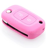 Autosleutel Hoesje geschikt voor Mercedes - SleutelCover - Silicone Autosleutel Cover - Sleutelhoesje Roze