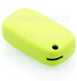 Autosleutel Hoesje geschikt voor Mercedes - SleutelCover - Silicone Autosleutel Cover - Sleutelhoesje Lime groen