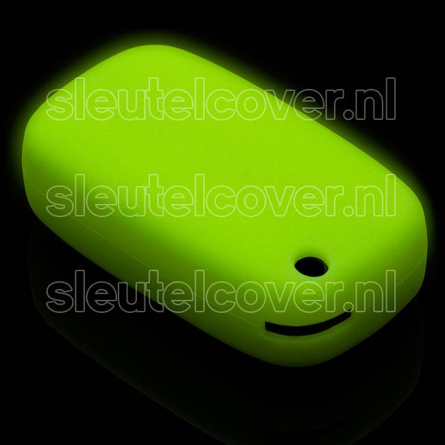 Autosleutel Hoesje geschikt voor Mercedes - SleutelCover - Silicone Autosleutel Cover - Sleutelhoesje Glow in the dark / Lichtgevend